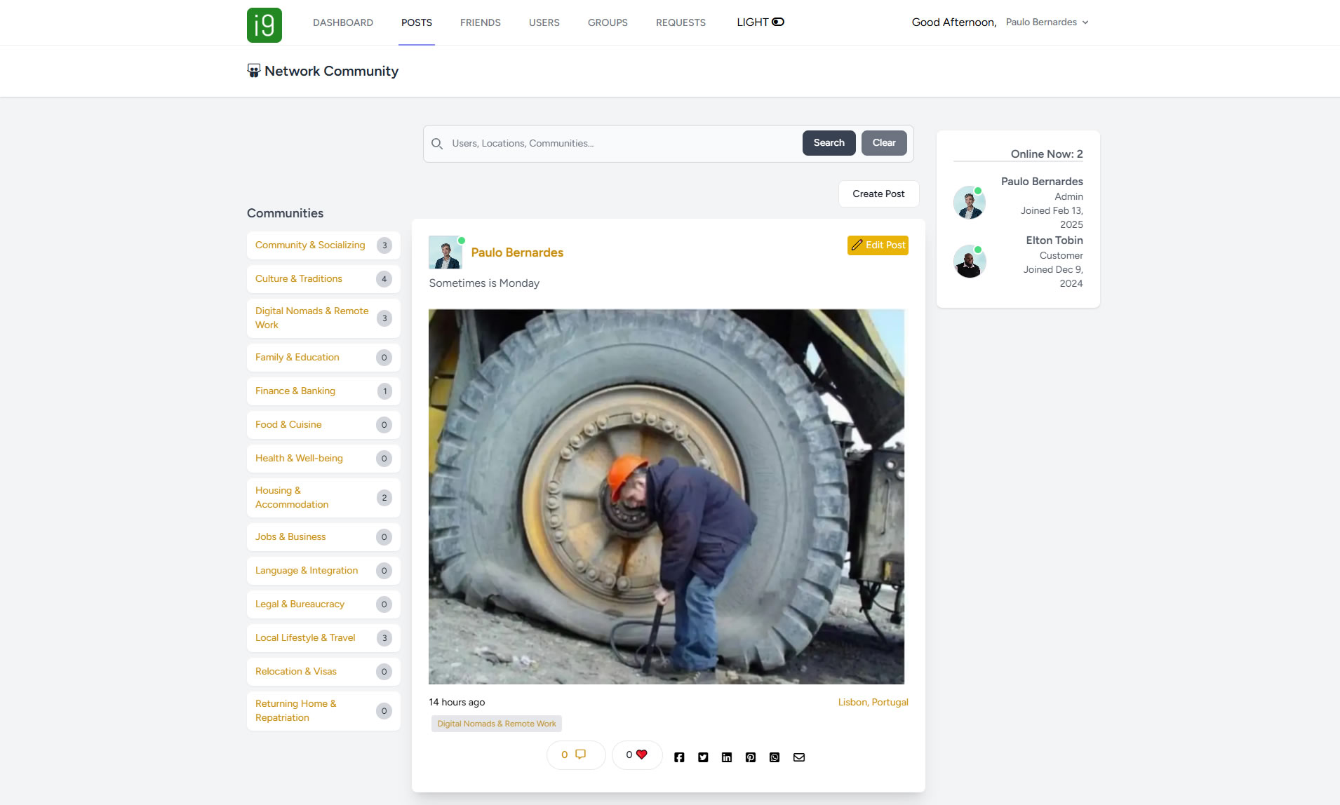 Social Network for Any Community